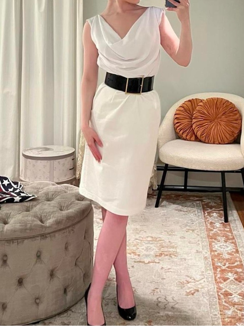 Vintage Prada midi skirt